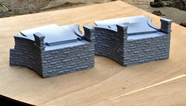 The abutments end on 